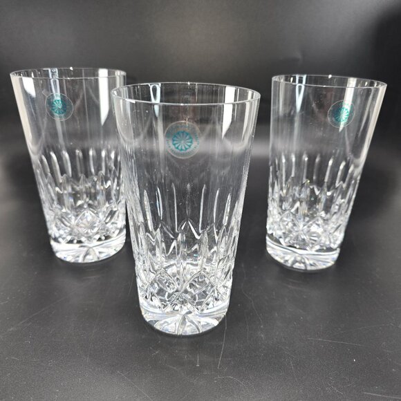 Galway Irish Crystal Baldmore Crystal Highball & Whiskey Glasses Set Of 4 DH1300 - Picture 11 of 15